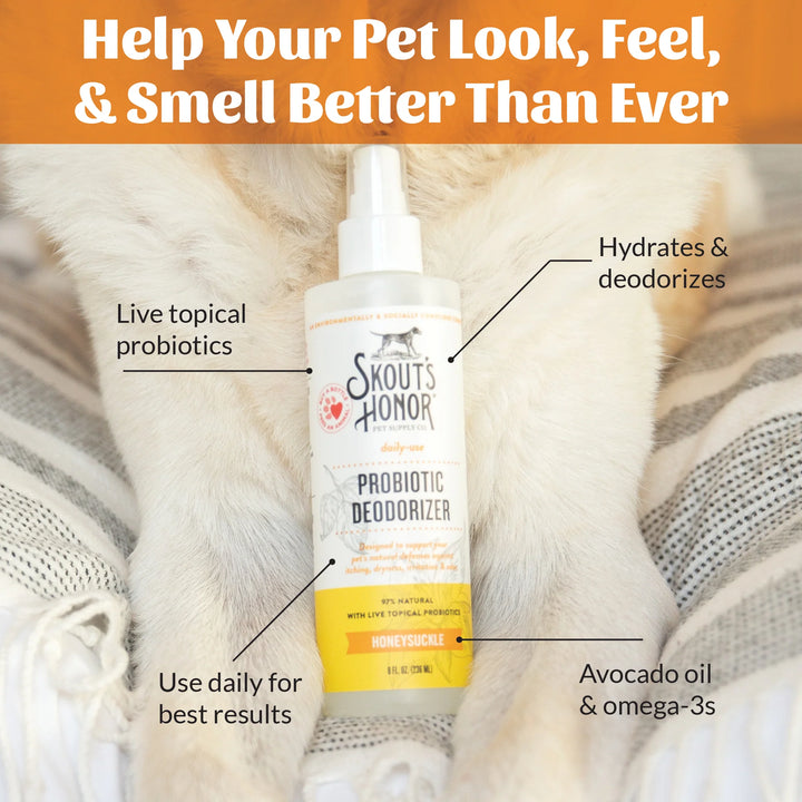 Skout's Honor - Honeysuckle Probiotic Deodorizer 8oz