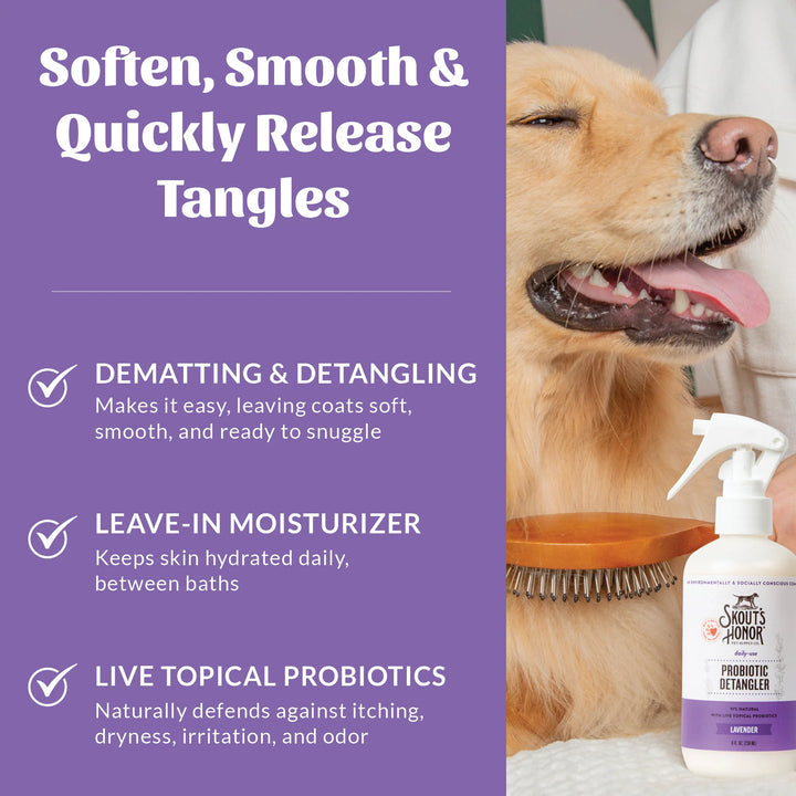 Skout's Honor - Lavender Probiotic Detangler Spray 8oz