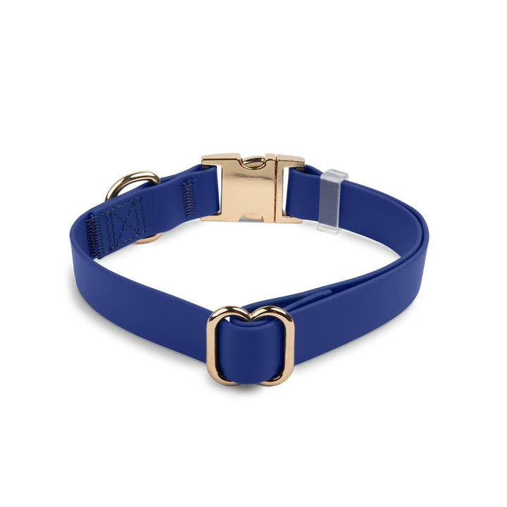 Sunny Tails - Signature Navy Waterproof Dog Collar