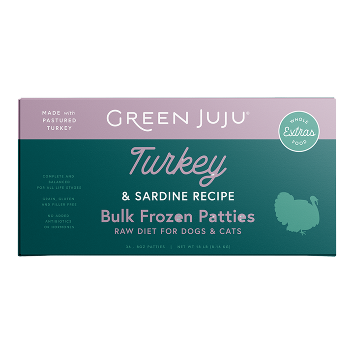 Green Juju: Raw Dog Food - 18lb Bulk Box (Pre-Order)