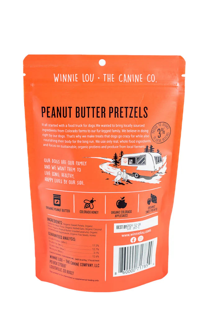 Winnie Lou - Peanut Butter Pretzels 4oz