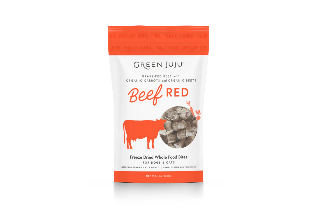 Green Juju - Beef Red Dog Treats 3oz
