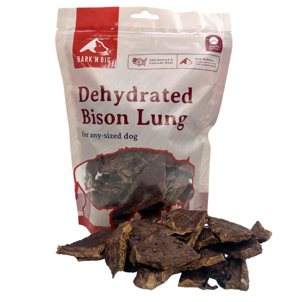 Bark N' Big - Dehydrated Bison Lung 5oz
