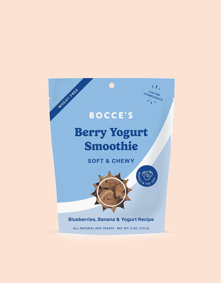 Bocce's Bakery - Berry Yogurt Smoothie Soft Chew Dog Treats 6oz