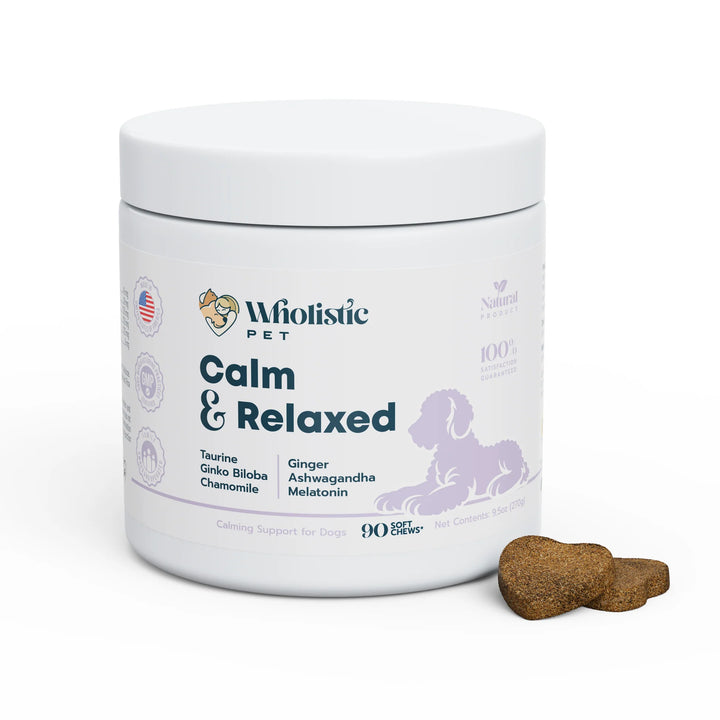 Wholistic Pet Organics - Calm & Relaxed Chews 90ct