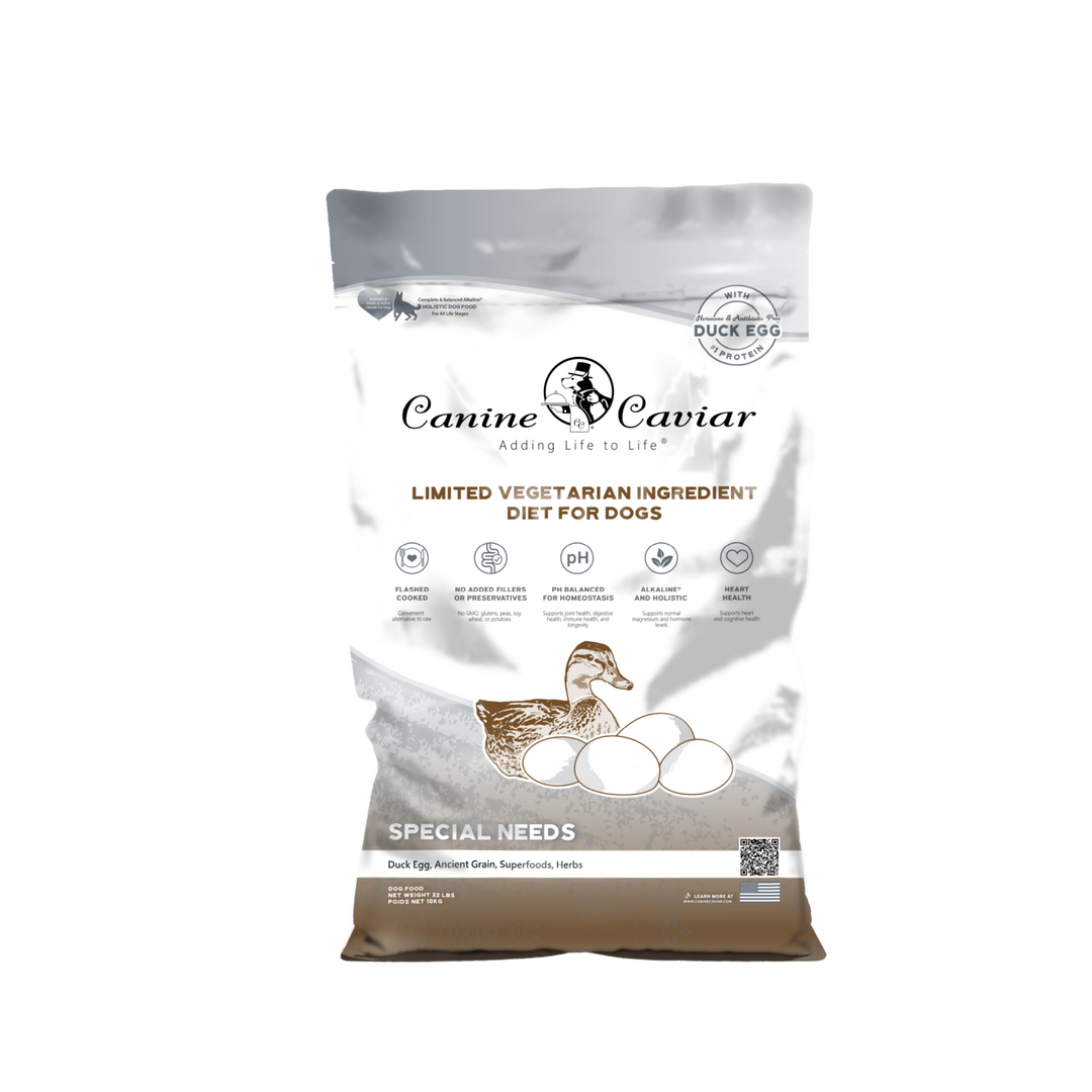 Canine Caviar - Special Needs Dog Food (Duck Egg/Vegetarian)