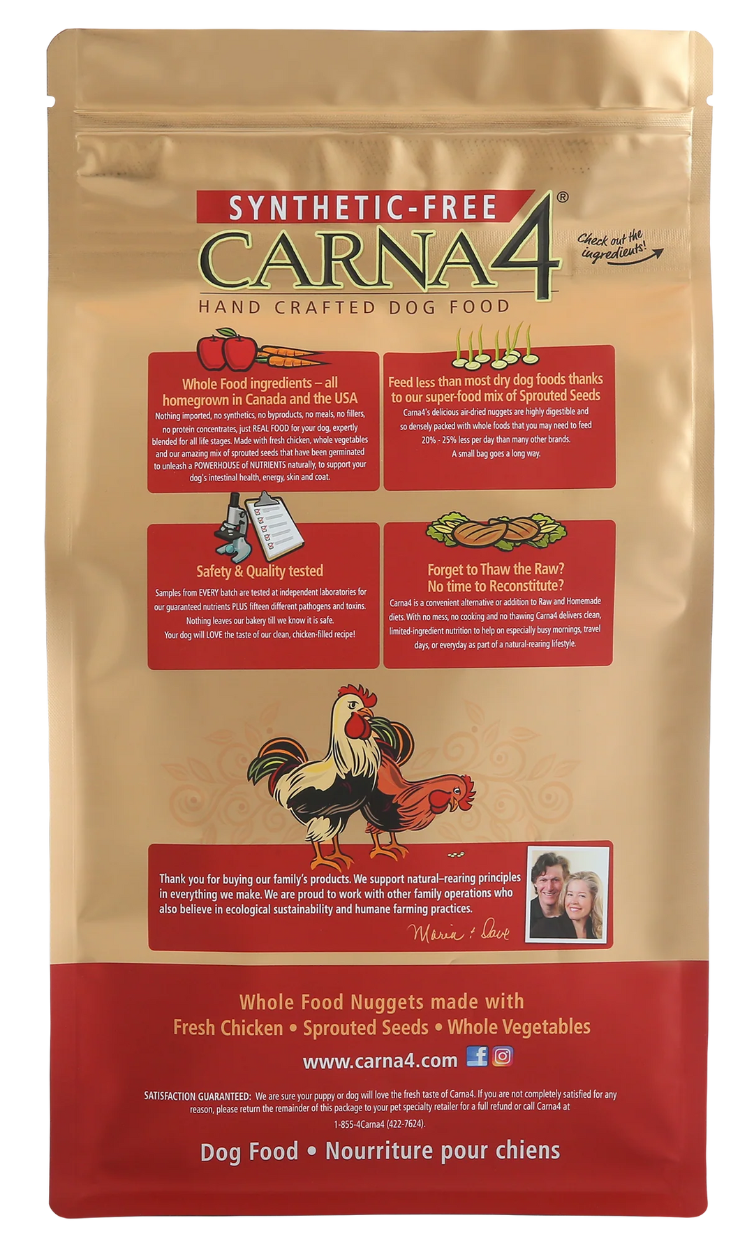 Carna4 Dog Food - Chicken Recipe 6lb