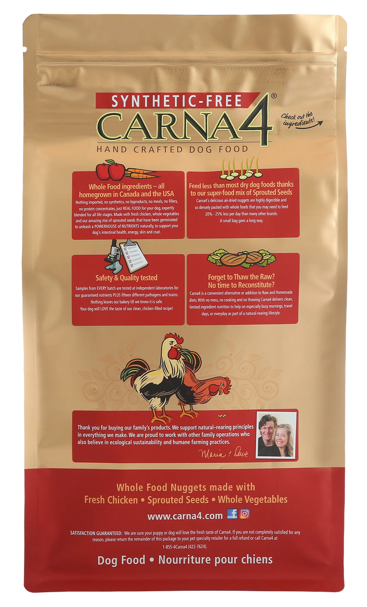 Carna4 Dog Food - Chicken Recipe 6lb