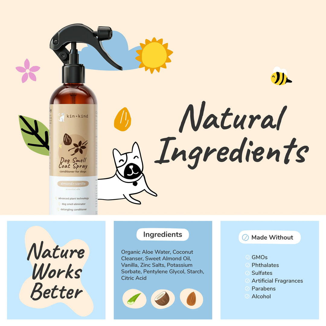Kin+Kind - Almond Vanilla Coat Spray