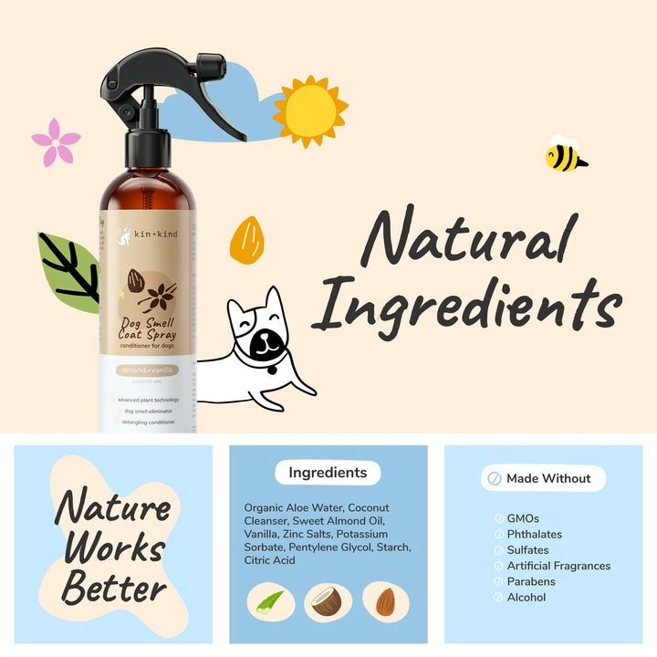 Kin+Kind - Almond Vanilla Coat Spray