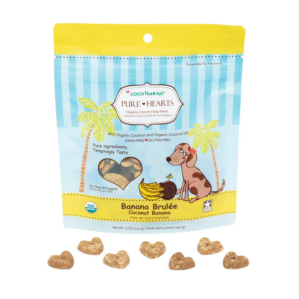 Coco Therapy - Banana Brulee Dog Treats 5oz