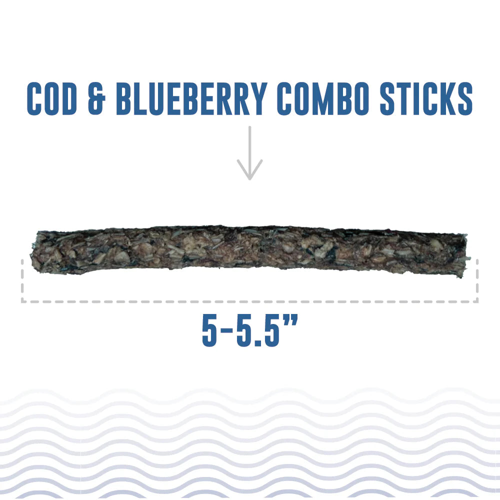 Icelandic - Cod & Blueberry Combo Sticks