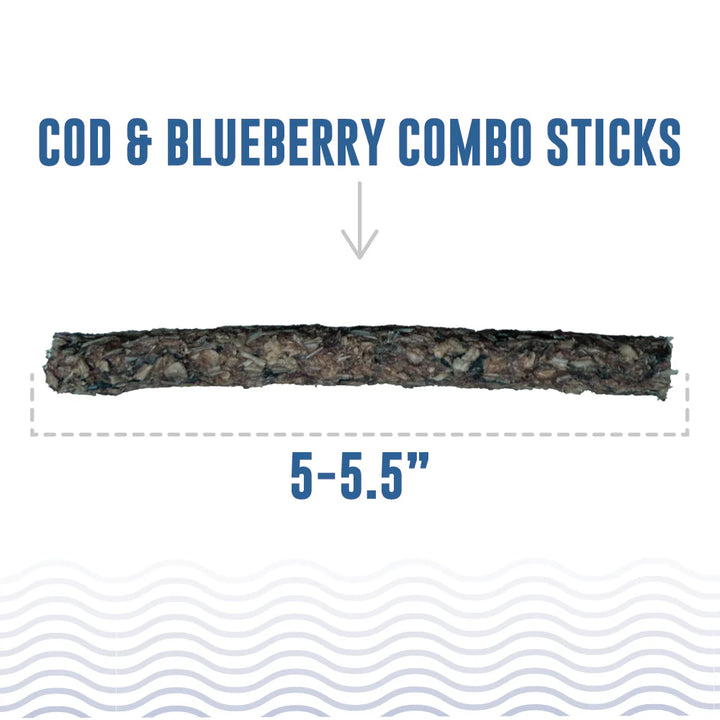 Icelandic - Cod & Blueberry Combo Sticks