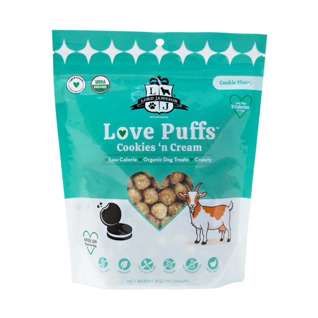Lord Jameson - Cookies & Cream Love Puffs Dog Treats 4oz
