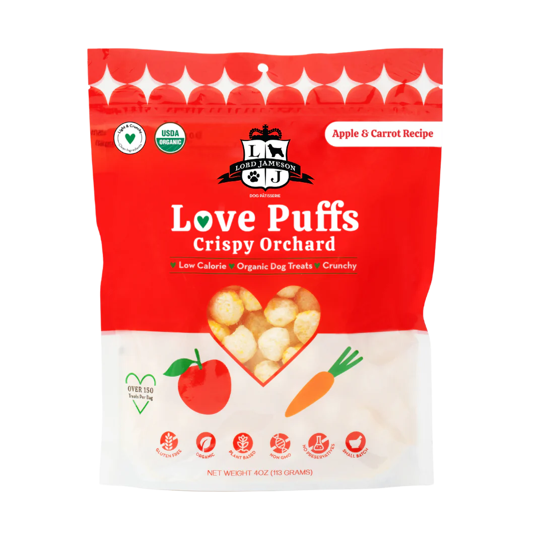 Lord Jameson - Crispy Orchard Love Puffs Dog Treats 4oz