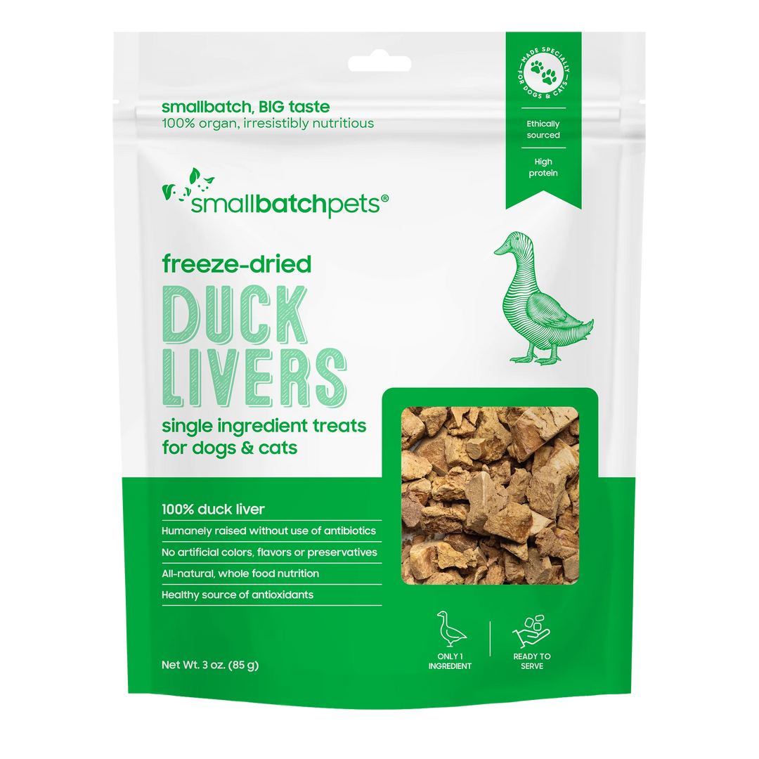 Smallbatch - Freeze-Dried Duck Liver 3oz