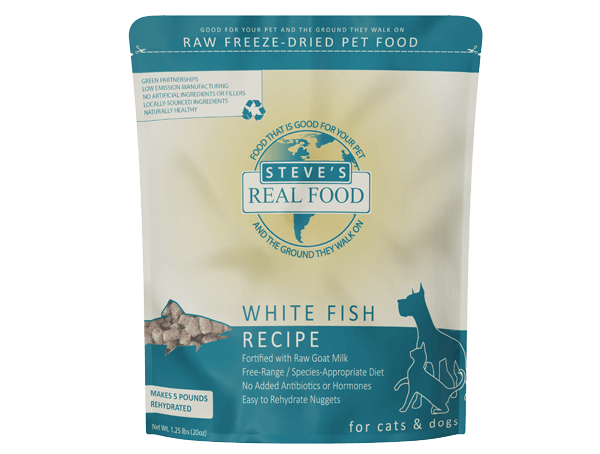 Steve's Real Food: Freeze-Dried Dog Food - Whitefish 20oz