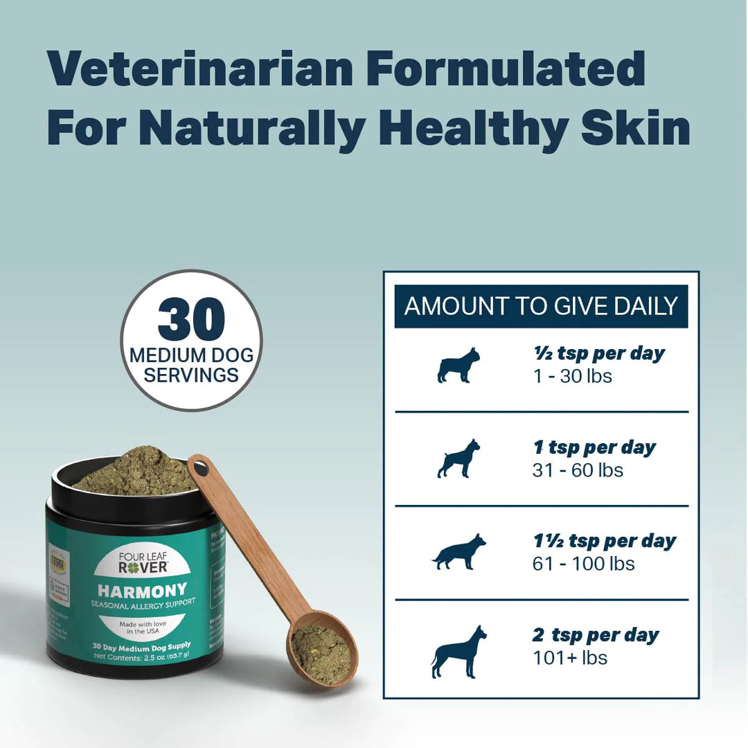 Four Leaf Rover - Harmony - Natural Skin Care For Dogs