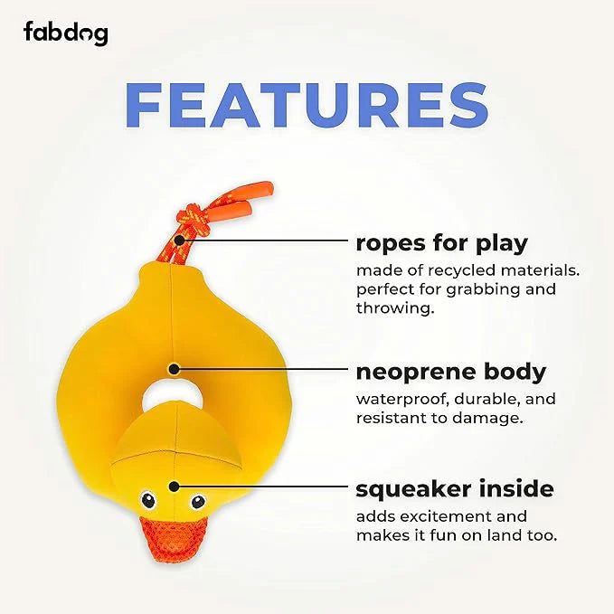 Floatie Duck Dog Toy