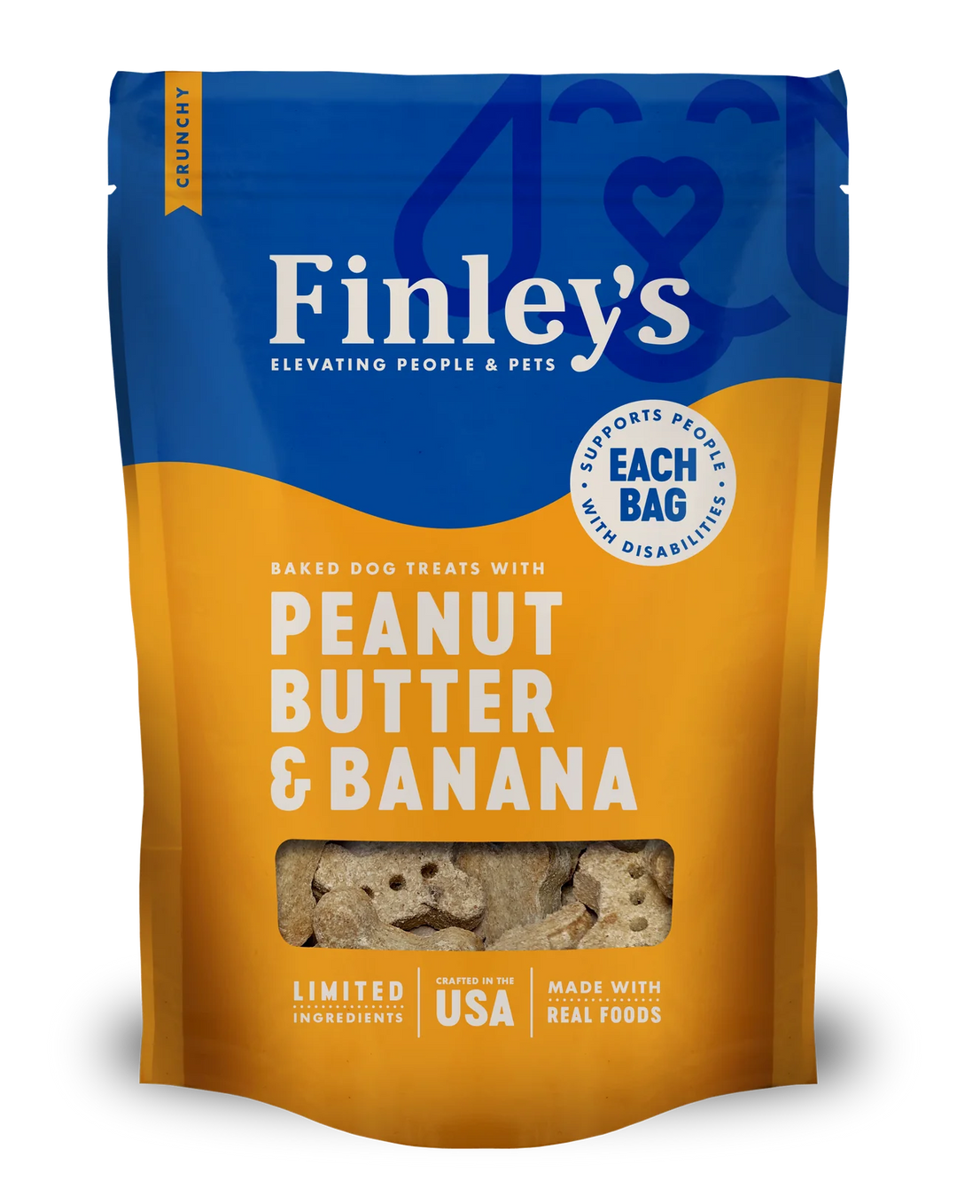 Finley's - Peanut Butter Banana Crunchy Biscuits