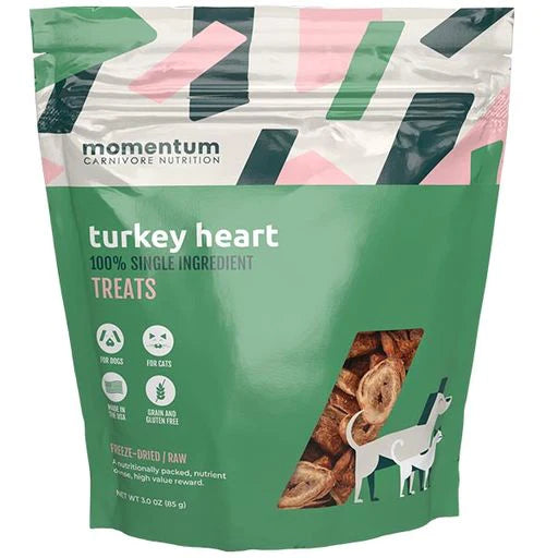Momentum - Freeze Dried Turkey Heart Treats