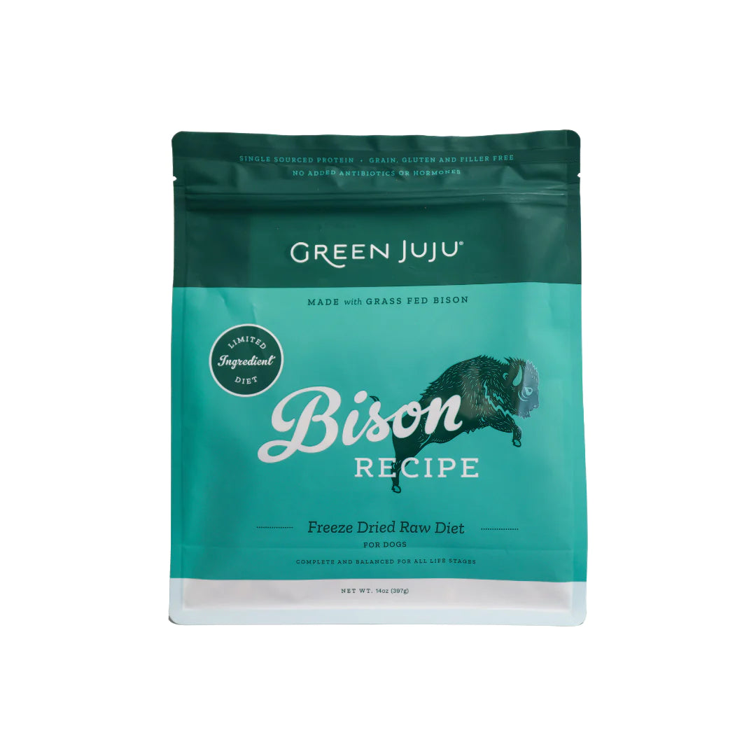 Green Juju Freeze Dried Complete Raw Diet - Bison