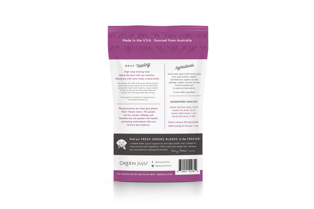 Green Juju - Goat Purple Dog Treats 3oz