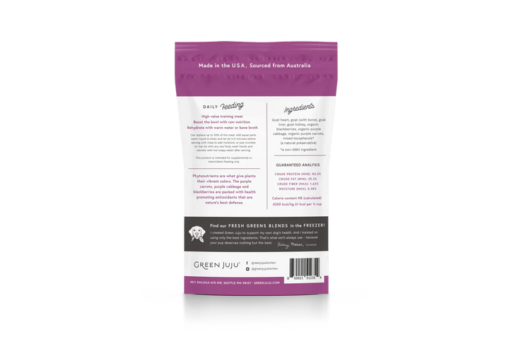 Green Juju - Goat Purple Dog Treats 3oz