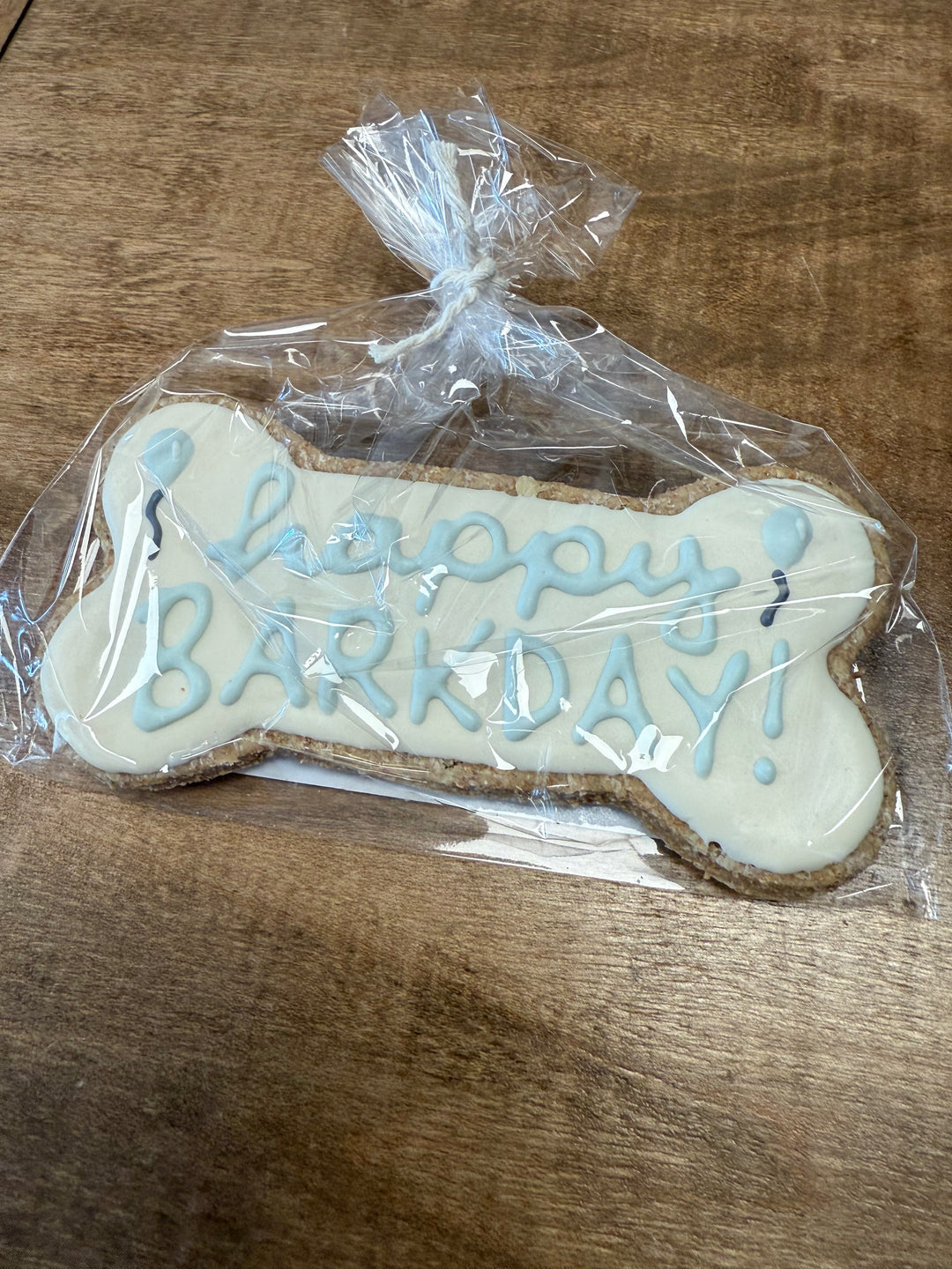Bakery Table - Happy Barkday Cookie (blue)
