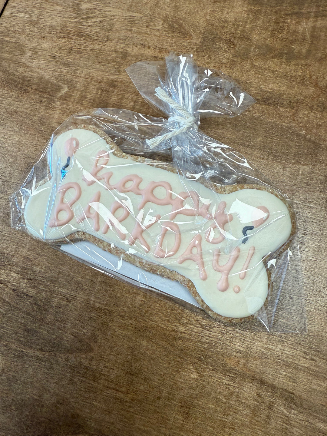 Bakery Table - Happy Barkday Cookie (pink)