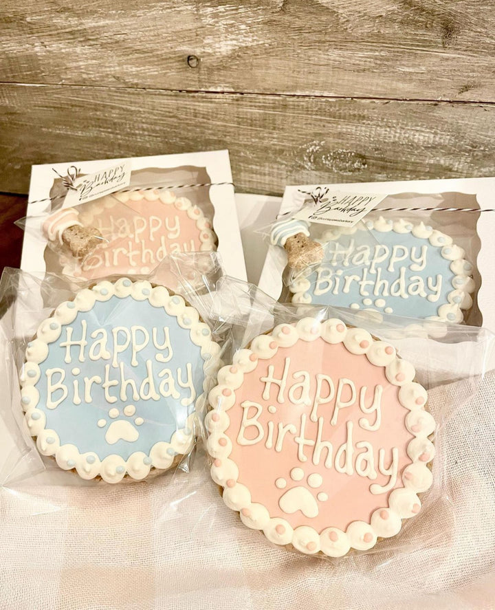 Bakery Table: Doggy Birthday Cake (Pink)