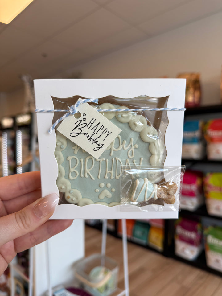 Bakery Table: Doggy Birthday Cake (Blue)