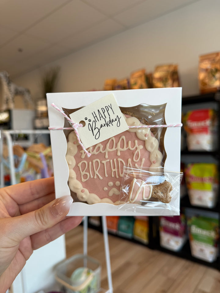 Bakery Table: Doggy Birthday Cake (Pink)