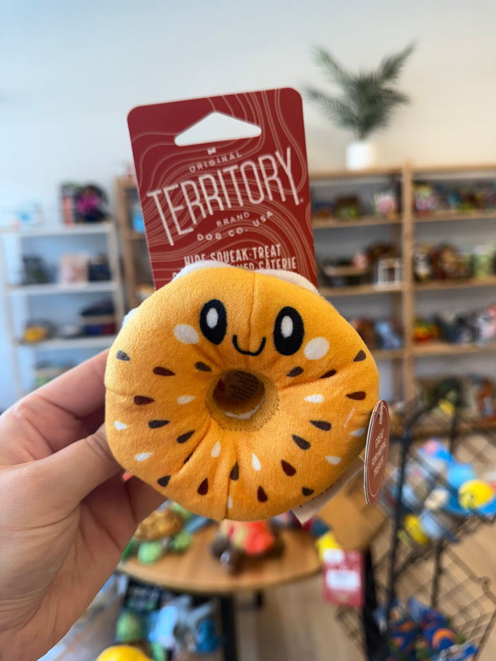 Dog Toy: Bagel Hide-and-Seek Toy