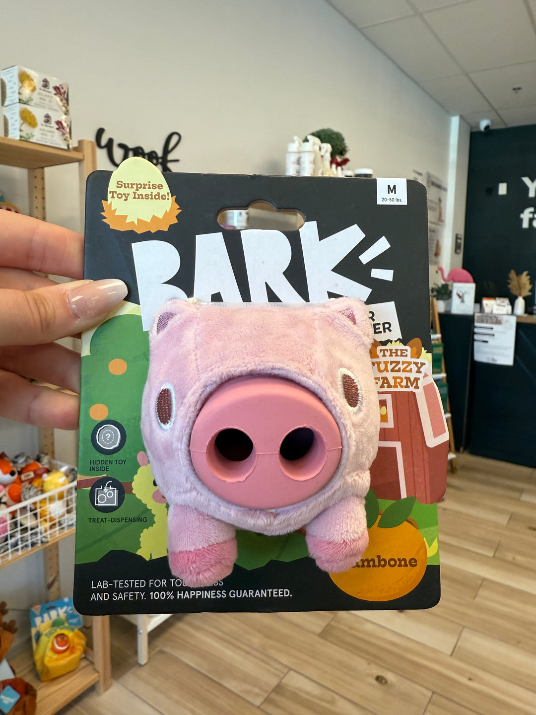 Dog Toy: BARK - Hambone Pig Super Chewer