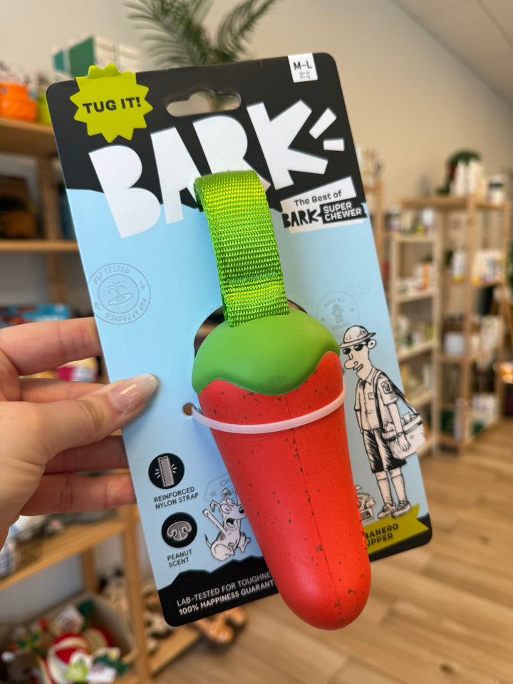 Dog Toy: BARK - Super Chewer Habanero Pupper