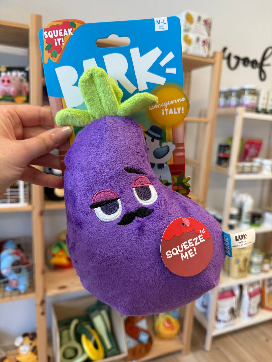Dog Toy: BARK Big Babbo Plush