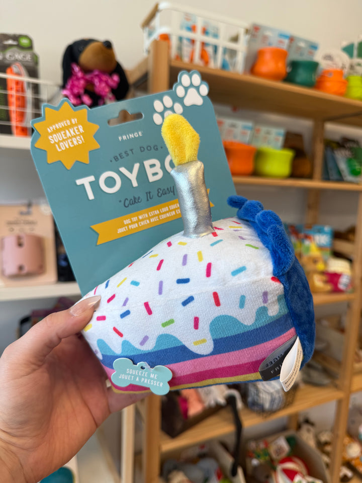 Dog Toy: Cake It Easy Plush