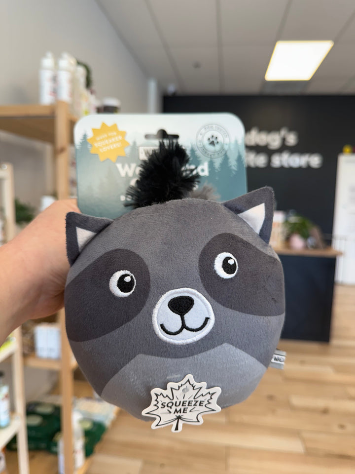 Dog Toy: Rocky Raccoon Plush