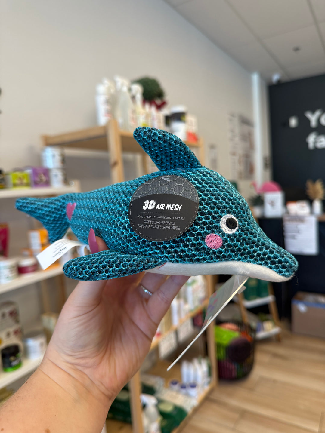 Dog Toy: Dolphin Plush