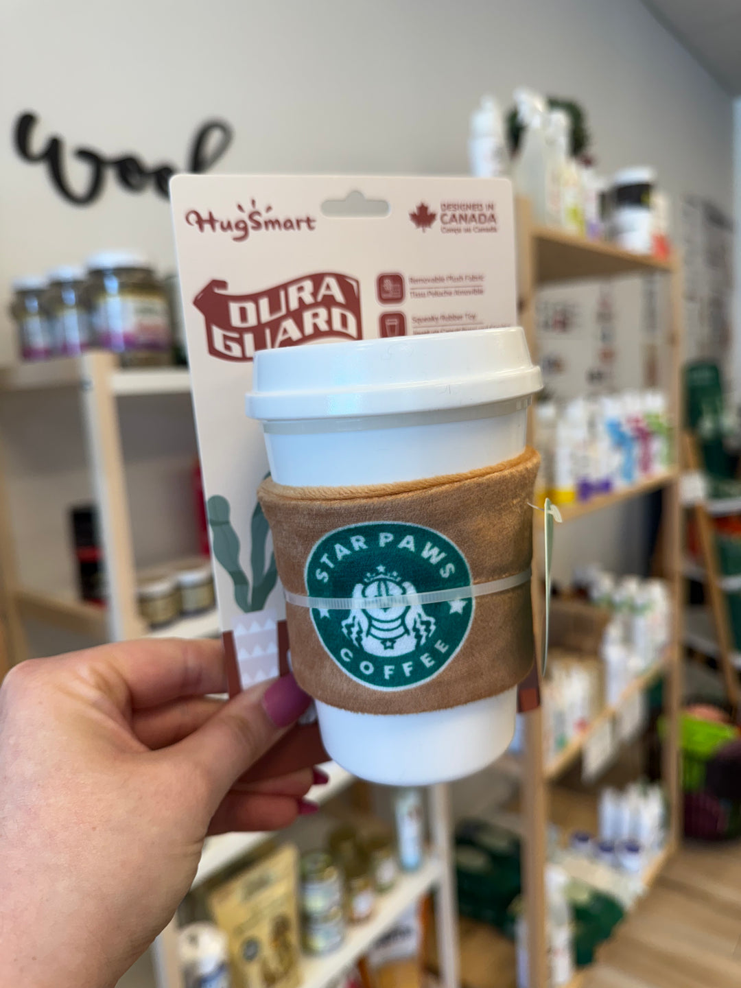 Dog Toy: Starpaws Coffee Rubber Toy