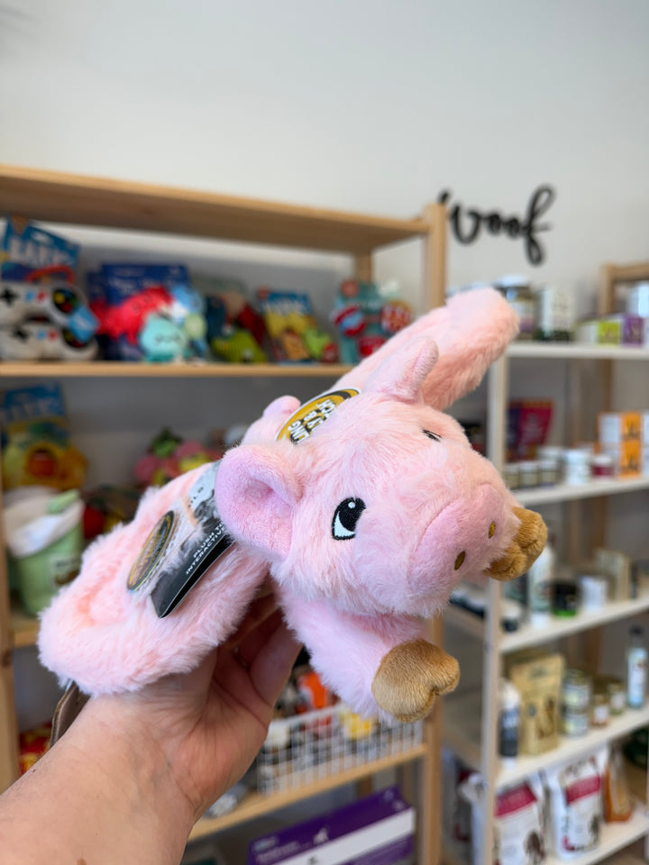 Dog Toy: Flying Pig Plush 12"