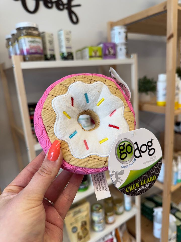 Dog Toy: Tough N Texture Donut 5"