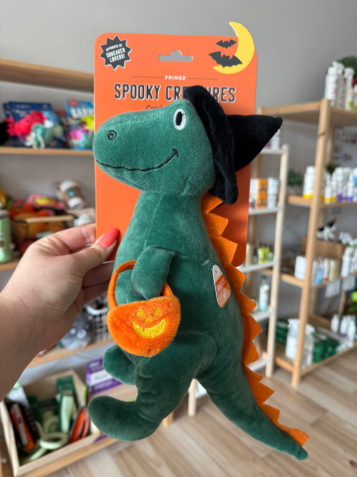 Dog Toy: Candy Rex Plush
