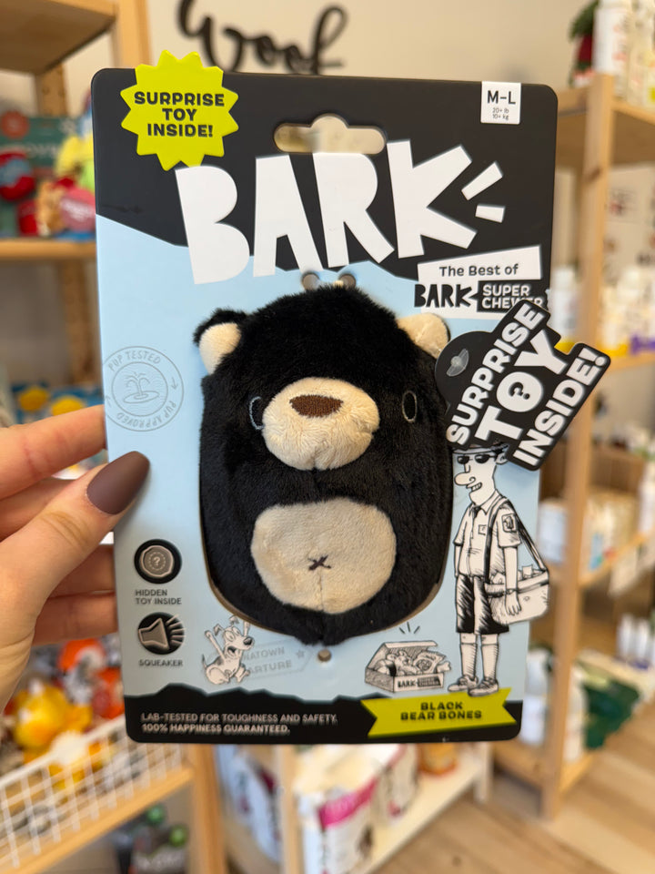 Dog Toy: BARK Black Bear Super Chewer