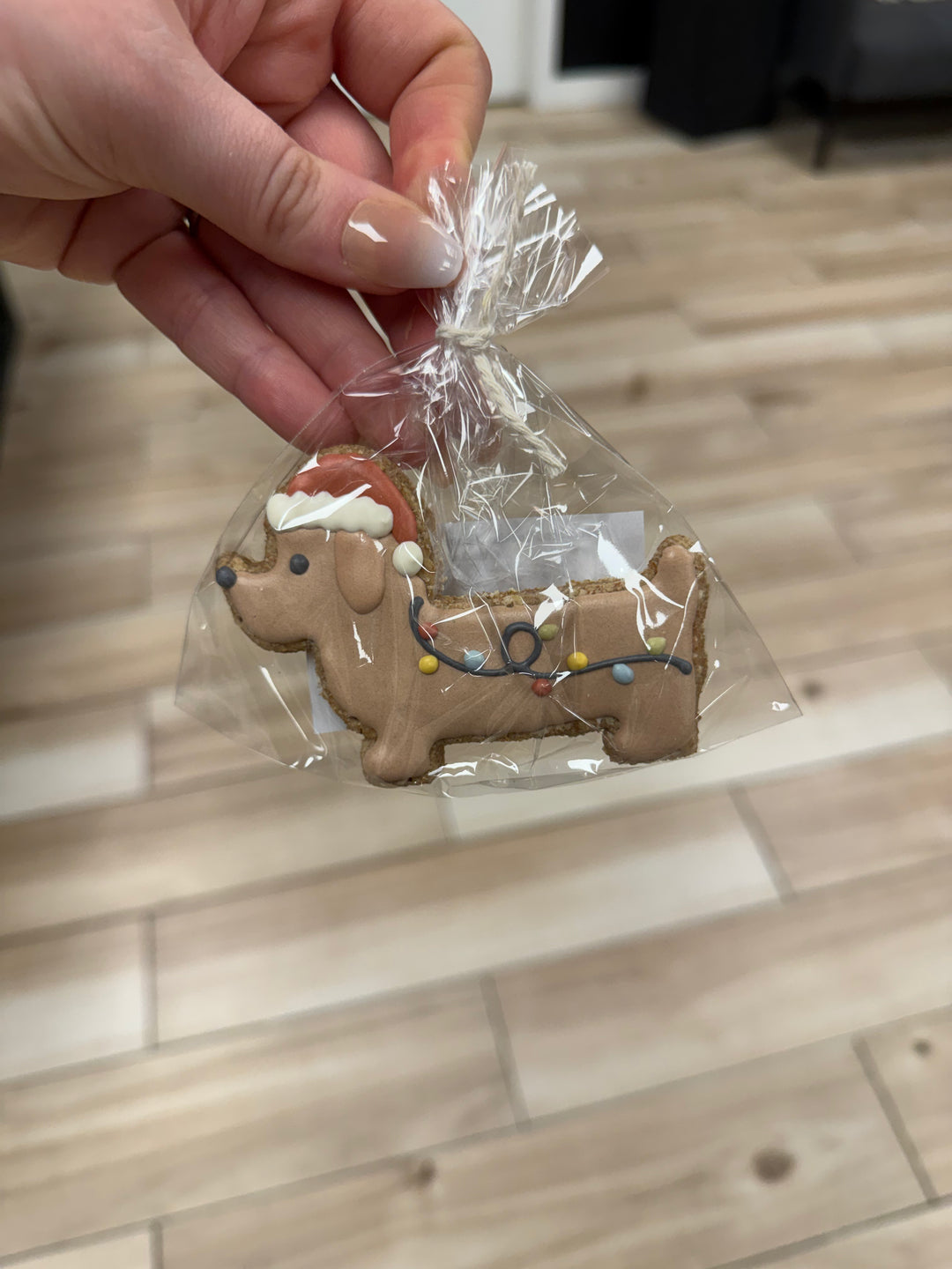 Bakery Table: Single Cookie - Christmas Dog