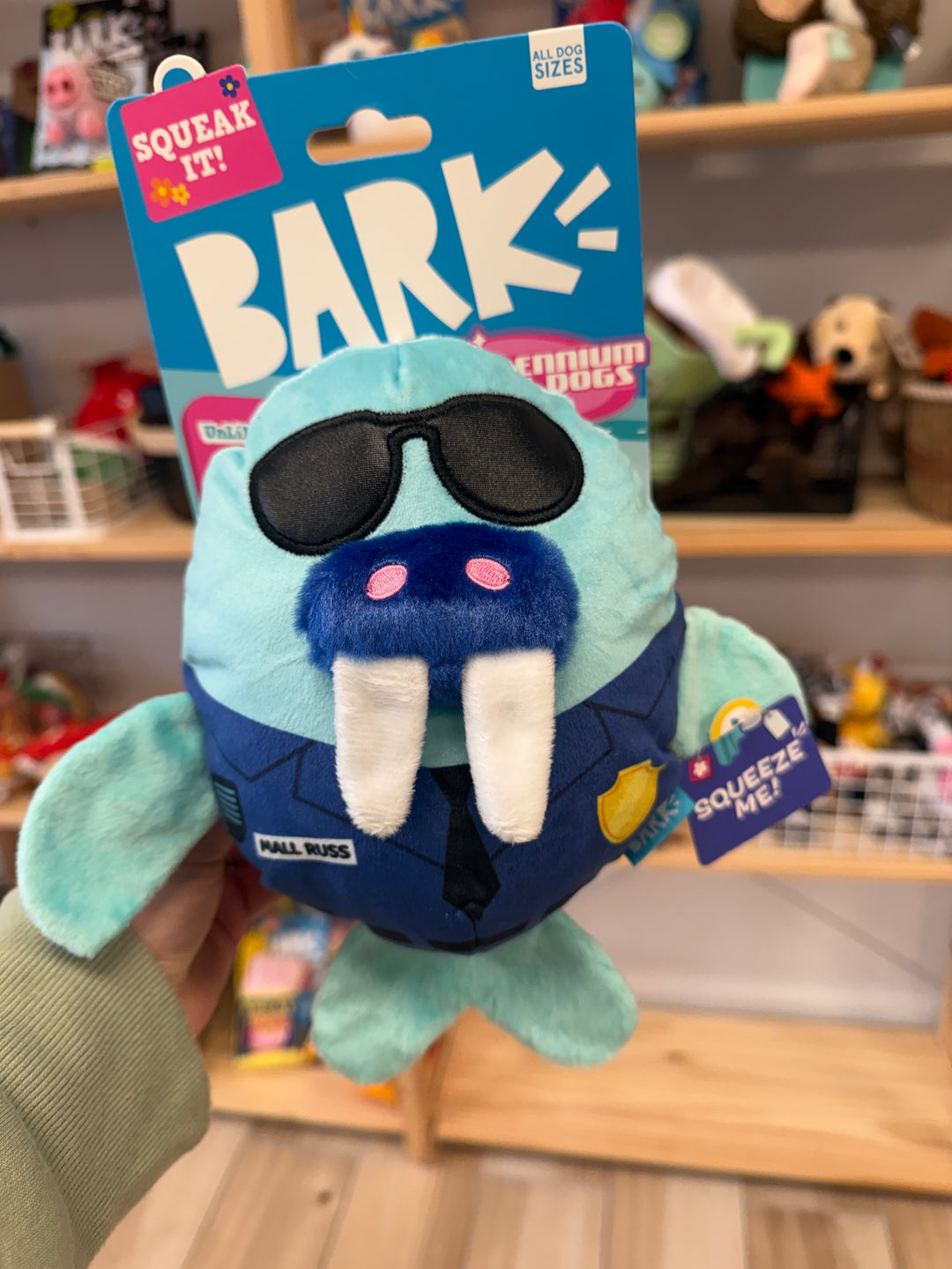 Dog Toy: BARK - Mall Russ Security Plush