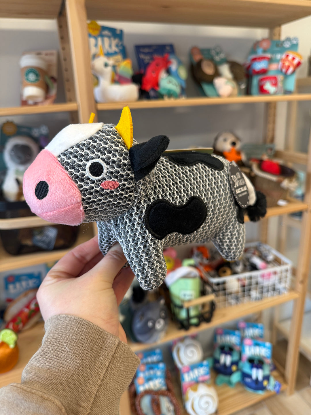 Dog Toy: Farm Friendz Cow Plush