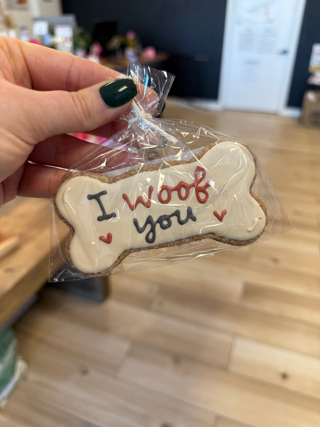 Bakery Table: Single Cookie - I Woof You