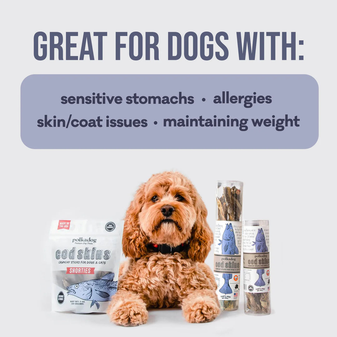 Polka Dog - Cod Skin Jerky 2oz